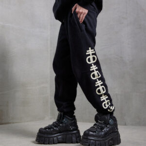 Drop Dead Dead Legs '16 Washed Black Sweatpants