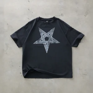 Drop Dead Full Metal Jacket Washed Black T-Shirt