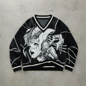 Drop Dead Puppet Master V Neck Sweater