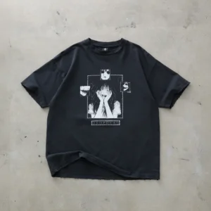 Drop Dead Untended Graves Washed Black T-Shirt